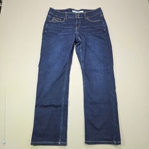 Wind River Curvy Fit Lined Dark Wash‎ Straight Leg Jeans Women Size 12x30